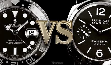 rolex vs panerai|compare panerai rolex.